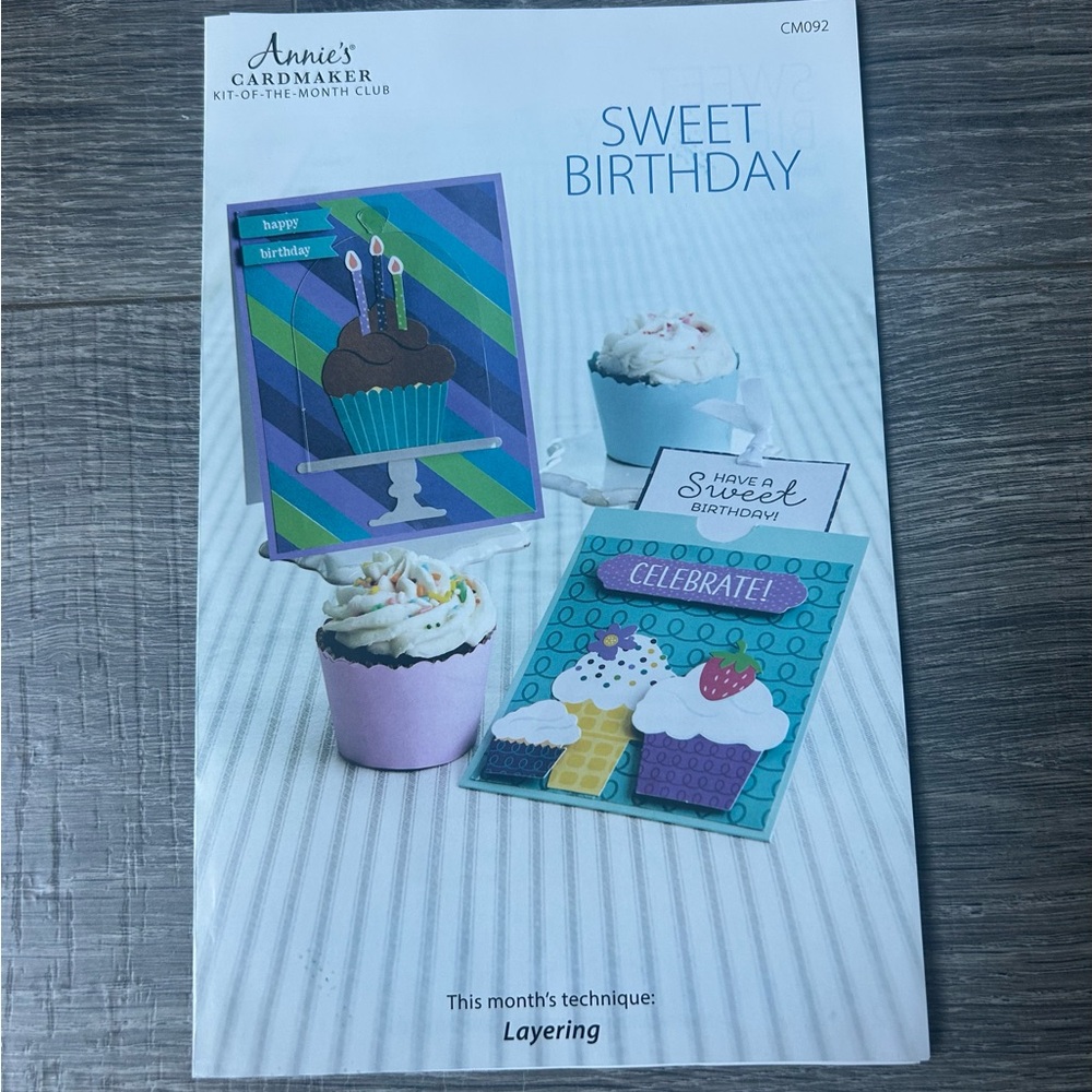 NEW! Annie CardMaker Sweet Birthday Kit